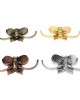Alloy Butterfly Double Peg Door Wall Bathroom Hanger Hook