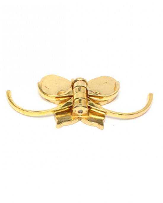 Alloy Butterfly Double Peg Door Wall Bathroom Hanger Hook