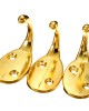 3Pcs Hat Clothes Door Wall Bathroom Towel Single Hook Hanger