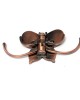 Alloy Butterfly Double Peg Door Wall Bathroom Hanger Hook