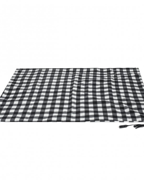 150 110CM Electric Car Blanket Heated 12V Fleece Travel Throw Blanket Warm Gift