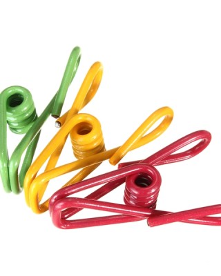 10pcs Metal Clothes Peg Laundry Washing Line Hanger Paper Photos Clip