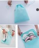 9 In 1 Cosmetic Bag Travel Storage Bag Set Folding Storage Bag Lake Blue 9 In 1 Cosmetic Bag Travel Storage Bag Set Folding Storage Bag Lake Blue