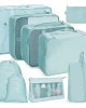 9 In 1 Cosmetic Bag Travel Storage Bag Set Folding Storage Bag Lake Blue 9 In 1 Cosmetic Bag Travel Storage Bag Set Folding Storage Bag Lake Blue
