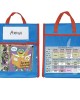 BG20080815 School Children Tote Book Bag Toy Handbag Blue BG20080815 School Children Tote Book Bag Toy Handbag Blue