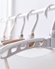 IPRee Magic Retractable Folding Cloth Hanger Portable Anti  slip Clothing Storage Drying Racks