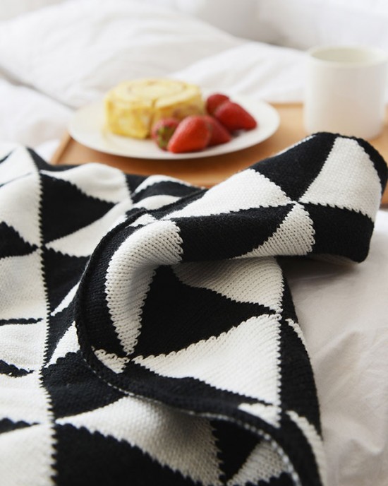 130 160cm Soft Cotton Warm Blanket Geometry Knitted Bedspread for Sofa Chair Car and Home Textile 130 160cm Soft Cotton Warm Blanket Geometry Knitted Bedspread for Sofa Chair Car and Home Textile