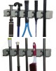 5 Position 6 Hooks Wall Mounted Mop Broom Holder Hanger Kitchen Shelf Storage Holder Home Garage Storage Systems Organizer Tool
