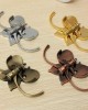 Alloy Butterfly Double Peg Door Wall Bathroom Hanger Hook